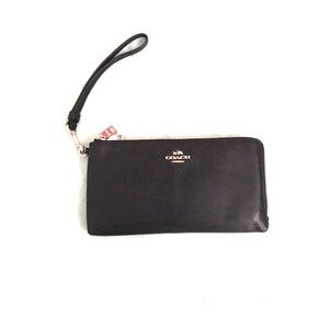 Black Coach wristlet